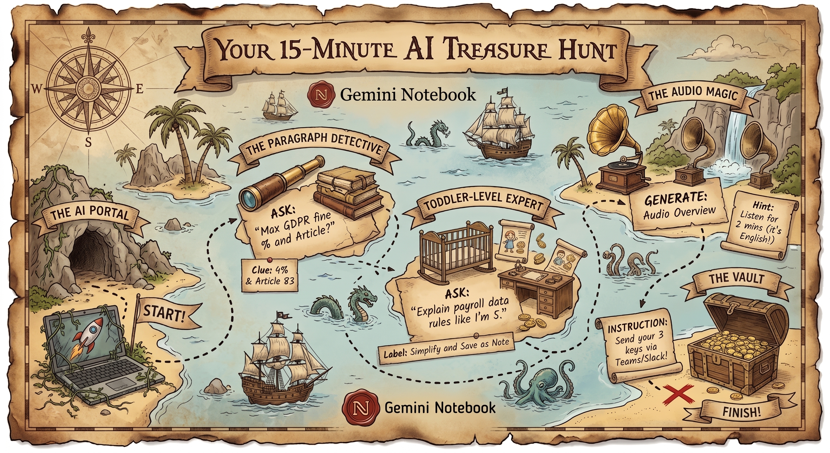 Treasure Hunt Map